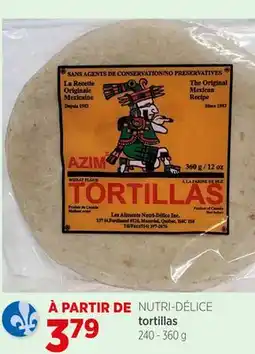 Avril Tortillas offer