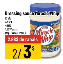 Mayrand Dressing Sauce Miracle Whip 475 ml Kraft offer