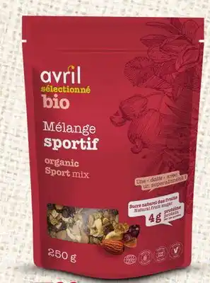 Avril mélange sportif de noix bio offer