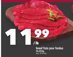 Marche Ami BOEUF FRAIS POUR FONDUE offer
