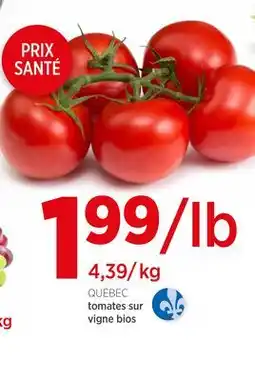 Avril Tomates sur vigne bios offer