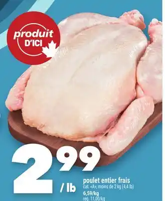 Marche Ami POULET ENTIER FRAIS offer