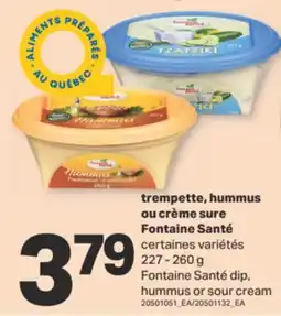 L'Intermarché TREMPETTE, HUMMUS OU CRÈME SURE, 227 - 260 G offer