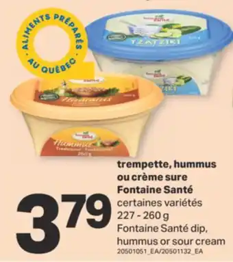 L'Intermarché TREMPETTE, HUMMUS OU CRÈME SURE, 227 - 260 G offer