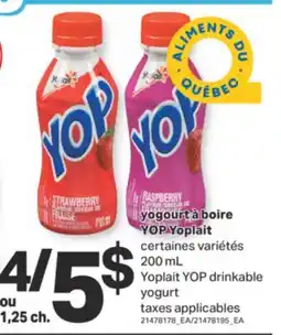 L'Intermarché YOGOURT À BOIRE YOP, 200 mL offer