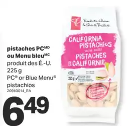 L'Intermarché PISTACHES OU MENU BLEU, 225 g offer