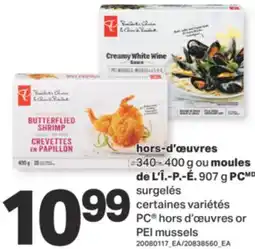 L'Intermarché HORS-D'ŒUVRES HORS-D'ŒUVRES, 340 - 400 G OU DE L'Î.-P.-É., 907 G offer