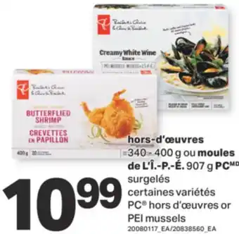 L'Intermarché HORS-D'ŒUVRES HORS-D'ŒUVRES, 340 - 400 G OU DE L'Î.-P.-É., 907 G offer
