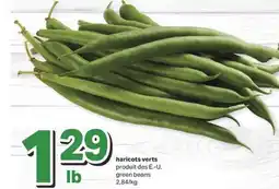 L'Intermarché HARICOTS VERTS offer