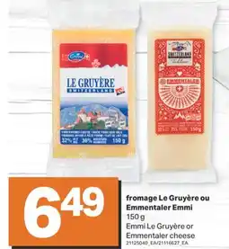 L'Intermarché FROMAGE LE GRUYÈRE OU EMMENTALER, 150 g offer