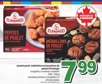 L'Intermarché POULET PANÉ, MÉDAILLON OU BOUCHÉES DE POULET, 530 - 730 g offer