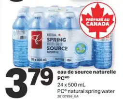 L'Intermarché EAU DE SOURCE NATURELLE, 24 x 500 mL offer