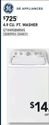 RONA GE 4.9 CU. FT. WASHER offer