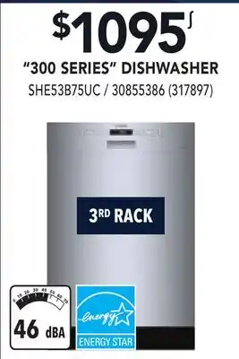 RONA BOSCH 300 SERIES DISHWASHER offer