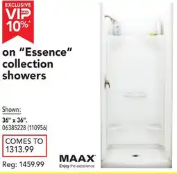 RONA 36 x 36 Essence shower collection offer