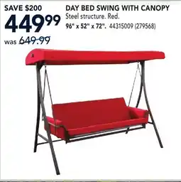 RONA DAY BED SWING WITH CANOPY offer