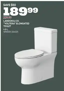 RONA LAN DON & co. VOLTERA ELONGATED TOILET offer