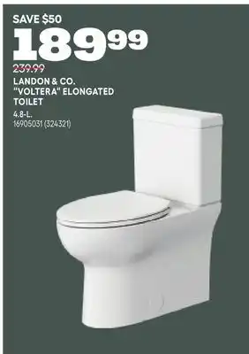 RONA LAN DON & co. VOLTERA ELONGATED TOILET offer