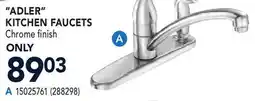 RONA MOEN ADLER KITCHEN FAUCETS offer