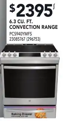 RONA GE PROFILE 6.3 CU. FT. CONVECTION RANGE offer