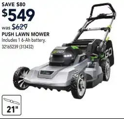 RONA EGO PUSH LAWN MOWER offer