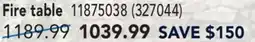 RONA Fire table offer