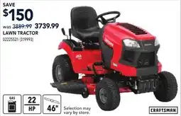 RONA LAWN TRACTOR offer