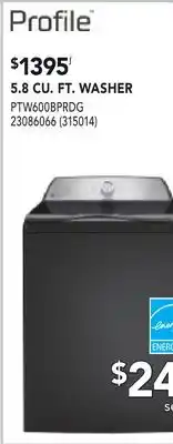 RONA 5.8 CU. FT. WASHER offer