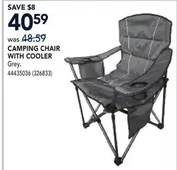 RONA CAMPING CHAIR WITH COOLER offer