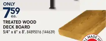 RONA TREATED WOOD DECK BOARD offer
