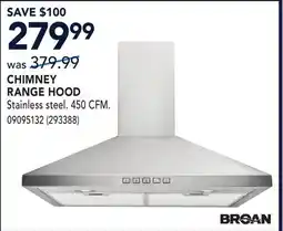RONA CHIMNEY RANGE HOOD offer