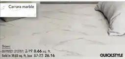 RONA QUICKSTYLE peel & stick vinyl tiles and flooring offer
