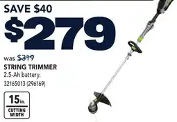 RONA EGO STRING TRIMMER offer