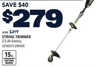 RONA EGO STRING TRIMMER offer