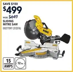 RONA DEWALT SLIDING MITRE SAW offer