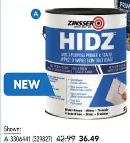 RONA ALL sizes of ZINSSER Prime offer