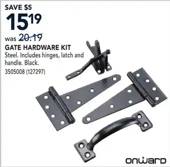 RONA GATE HARDWARE KIT offer