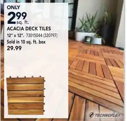 RONA ACACIA DECK TILES, 12 x 12 offer