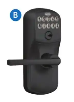 RONA SCHLAGE Plymouth non-connected electronic locks offer