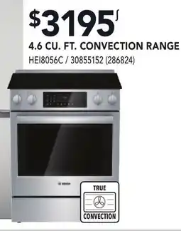 RONA BOSCH 4.6 CU. FT. CONVECTION RANGE offer