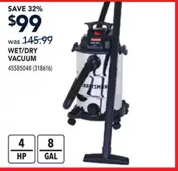 RONA WET/DRY VACUUM offer