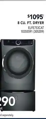 RONA 8 CU. FT. DRYER offer