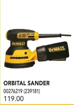 RONA DEWALT ORBITAL SANDER offer