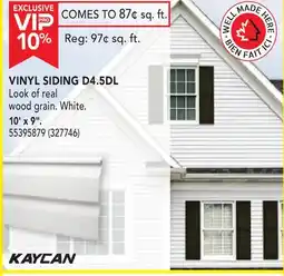 RONA VINYL SIDING D4.5DL offer
