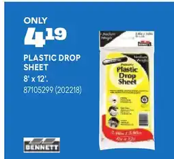RONA PLASTIC DROP SHEET 8' x 12' offer