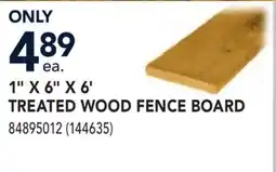 RONA 1 X 6 X 6' TREATED WOOD FENCE BOARD offer