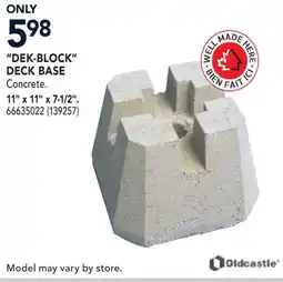 RONA DEK-BLOCK DECK BASE offer