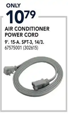 RONA AIR CONDITIONER POWER CORD offer