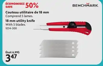 Home Hardware 18 mm utility knife offer