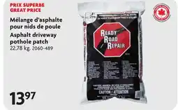 Home Hardware Asphalt driveway pothole patch offer